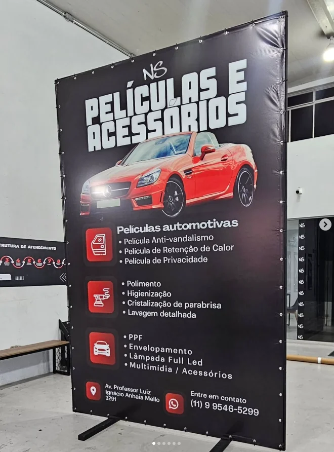 Banner produzido pela TN