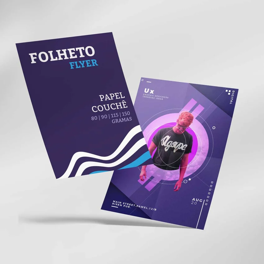 Folhetos e flyers